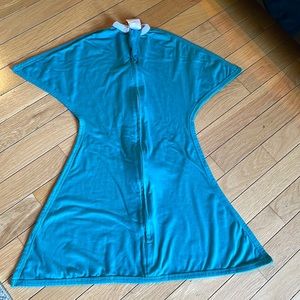 Teal size small Sleeping Baby Zipadee-Zip